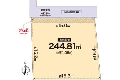 箕面市西小路４丁目　1区画